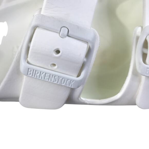 BIRKENSTOCK Arizona EVA SlipOn Sandal W10/M8 White Light Pool  Made in Germany main image 8
